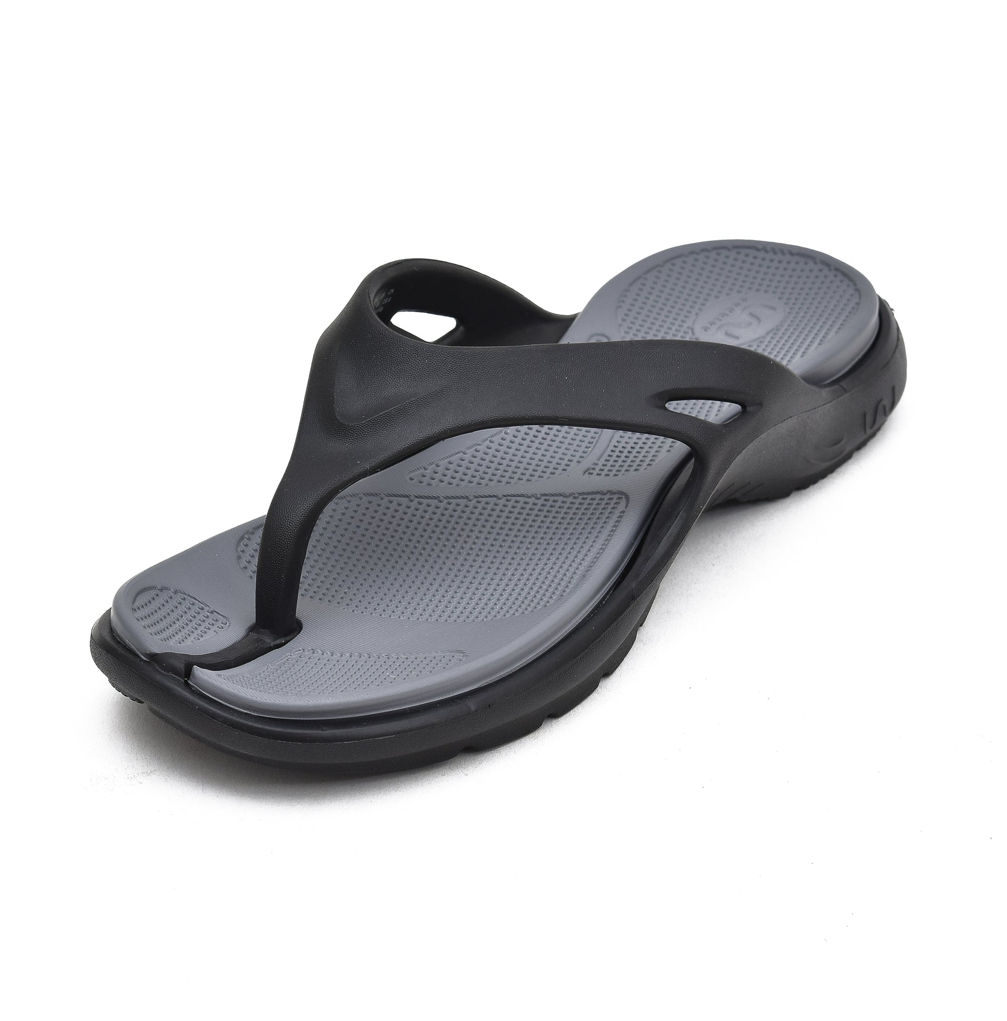 Doubleu Bermuda Men Comfortable Recovery Footwear Black Carbon