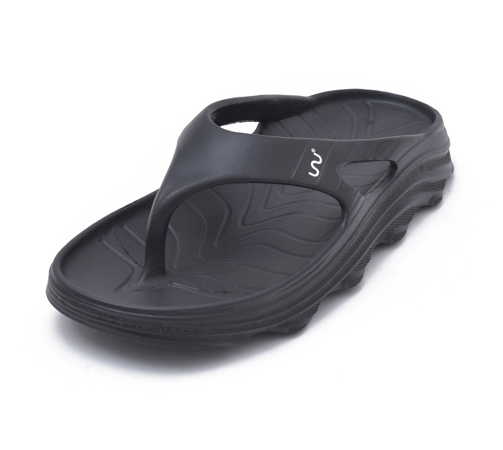 Doubleu Riva Women Comfortable Recovery Footwear Black