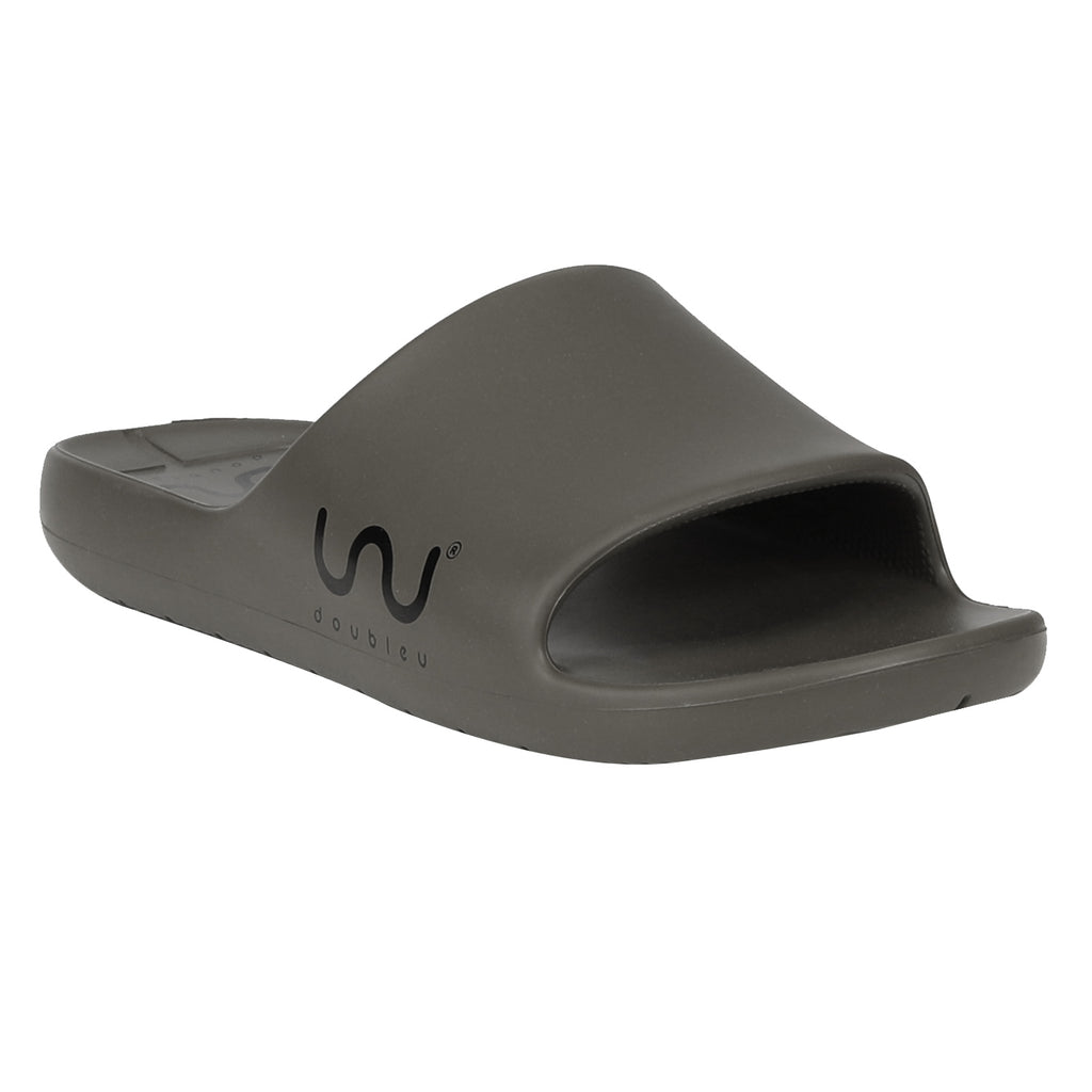 Doubleu Milano Men  Comfortable & Light Weight Piombo Slipper