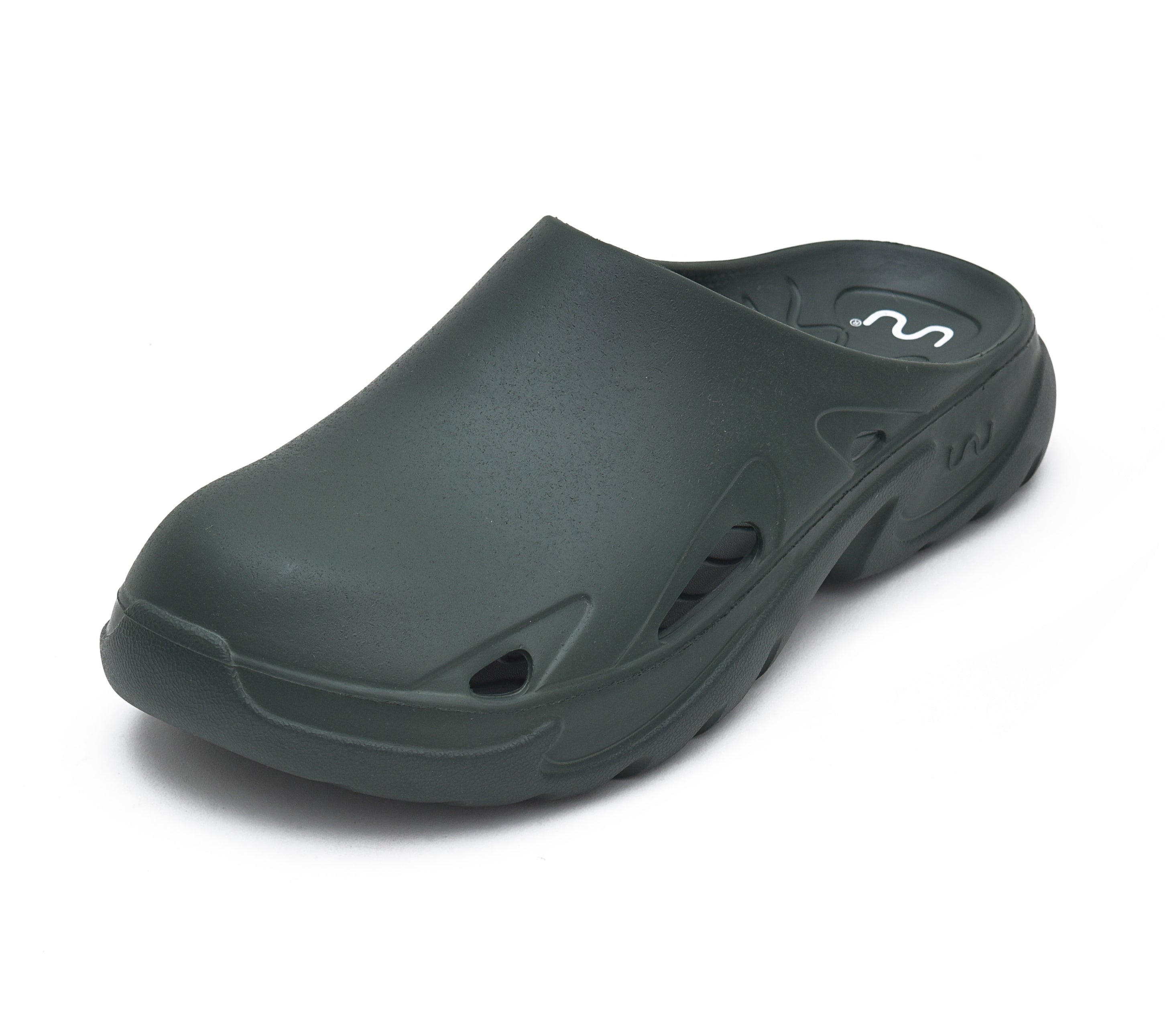 Doubleu Roma Mule for Men Comfortable Recovery Footwear Olive