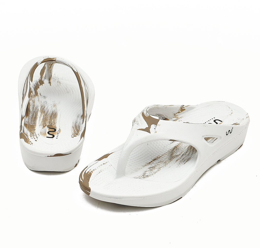 Doubleu V Shape Marble Men Soft Doctor Anti-Skid Slipper