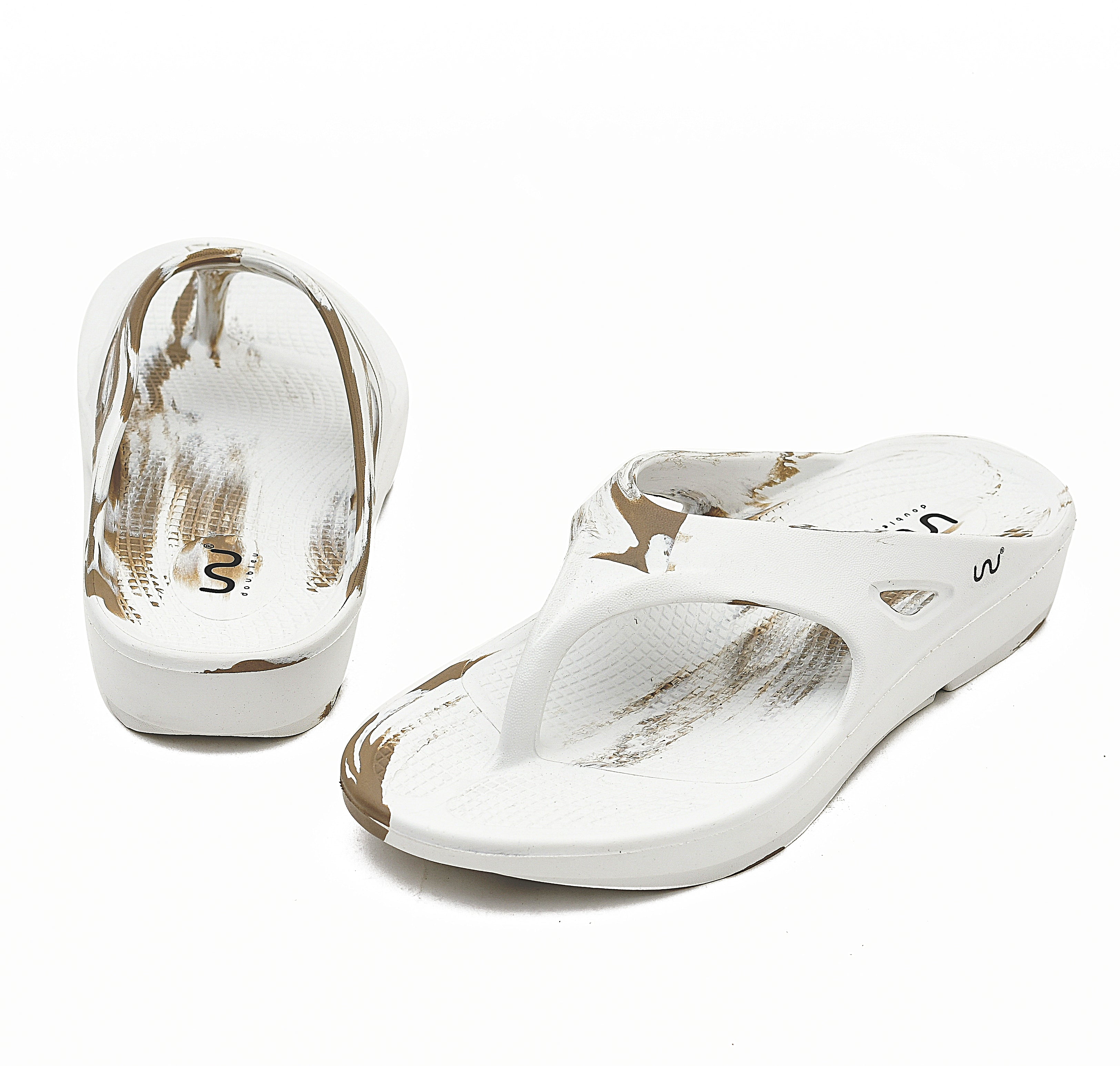 Doubleu V Shape Marble Men Soft Doctor Anti-Skid Slipper