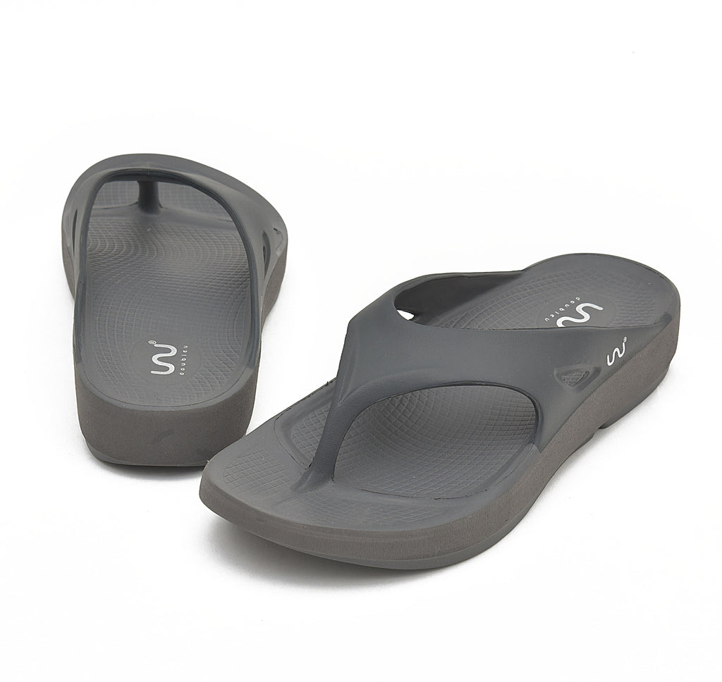 Doubleu Comfort Men Comfortable & Light Weight Slipper Carbon-Carbon