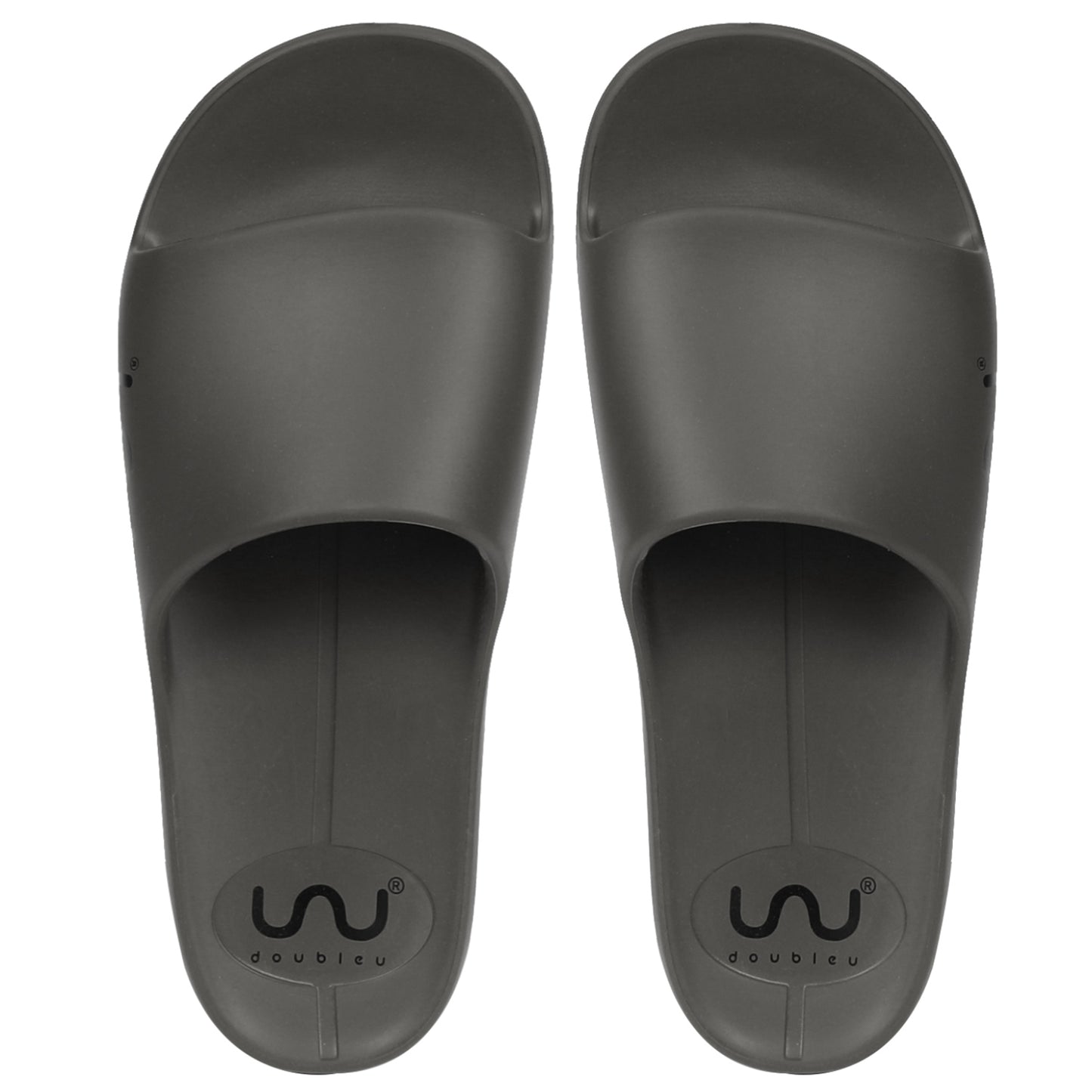 Doubleu Milano Men  Comfortable & Light Weight Piombo Slipper