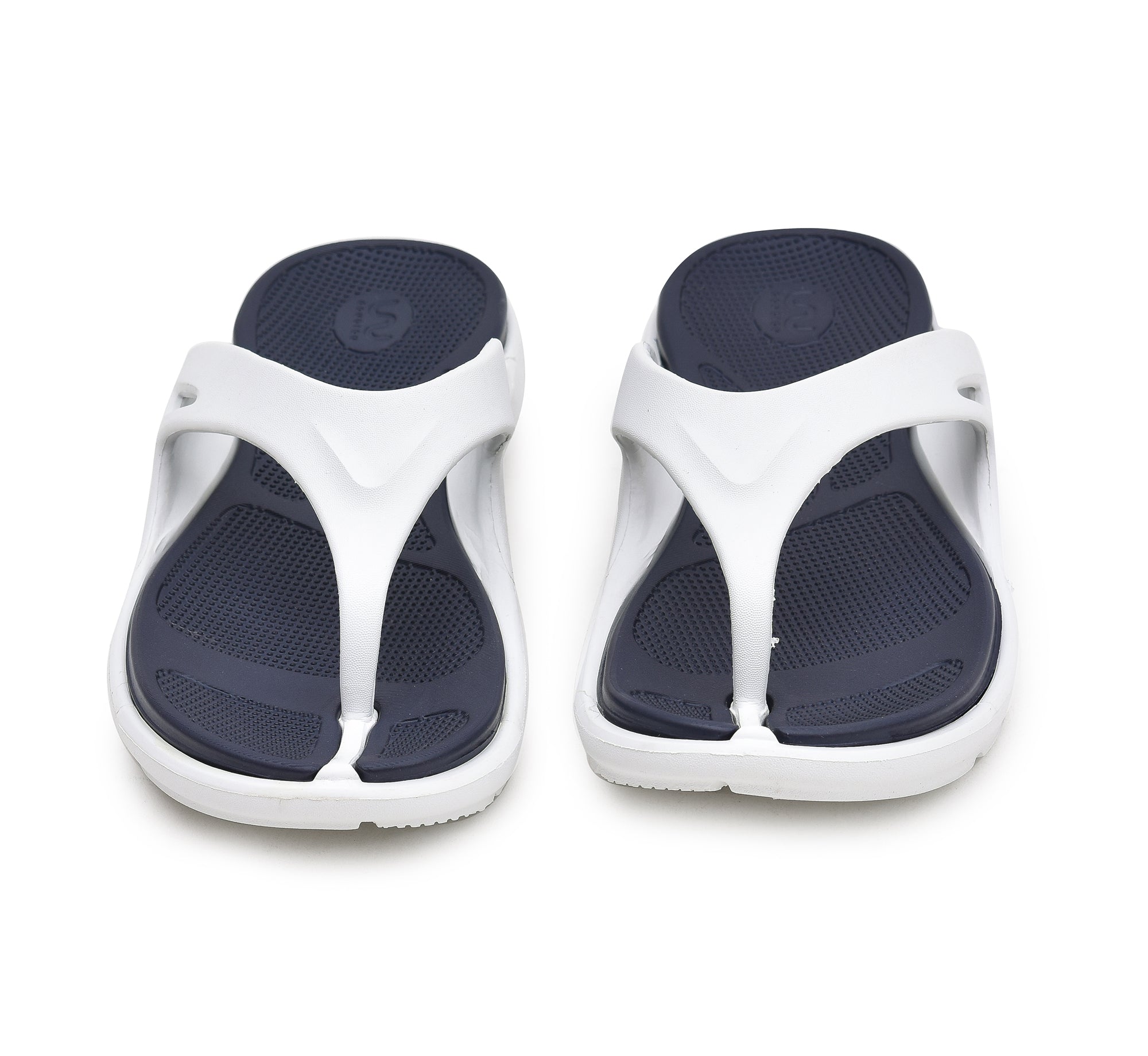 Doubleu Bermuda Men Comfortable Recovery Footwear White Blue