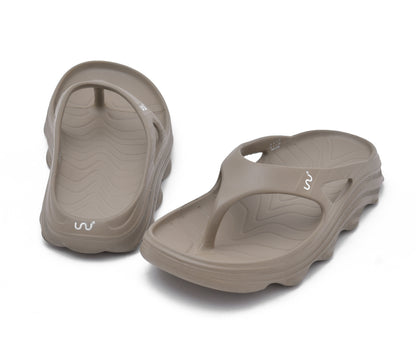 Doubleu Riva Men Comfortable & Light Weight  KHAKI  Slipper