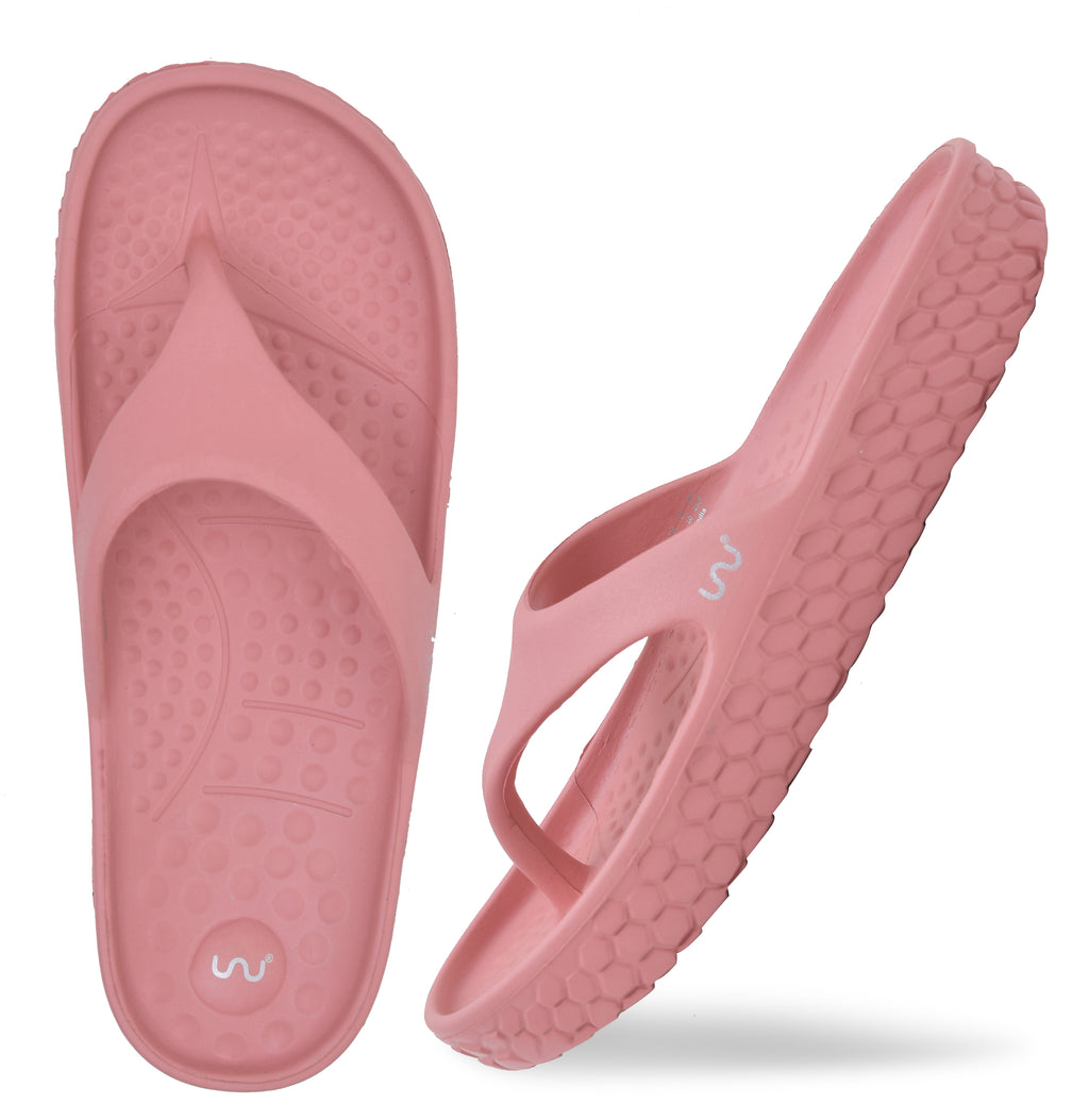 Doubleu Kyoto Women  Comfortable & Light Weight  Pink Slipper