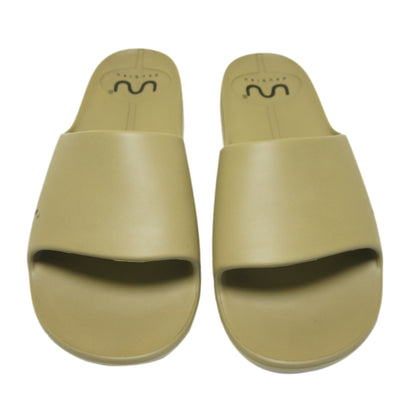 Doubleu Milano Men Comfortable & Light Weight Khakhi Slipper