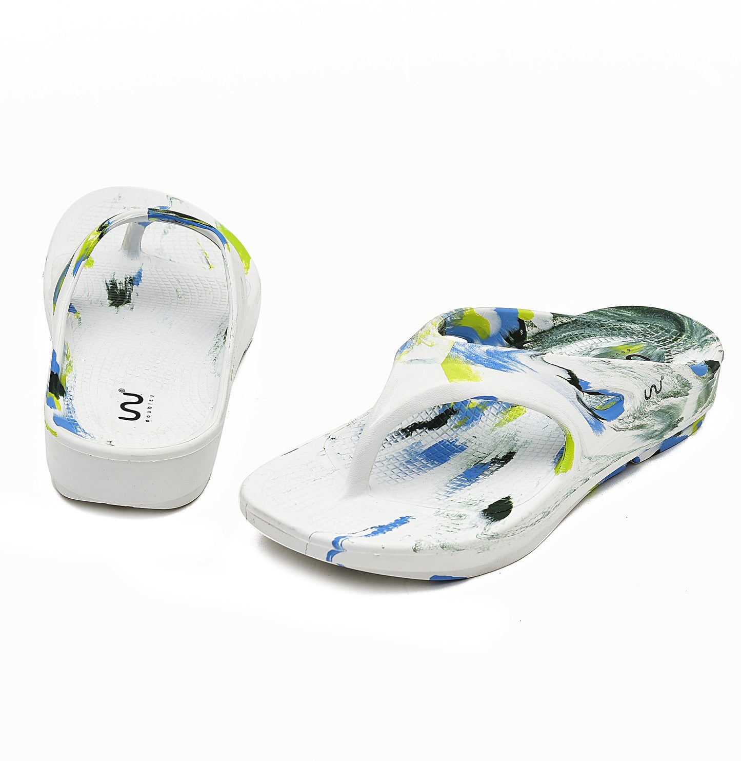 Doubleu V Shape Marble Men Soft Doctor Anti-Skid Slipper