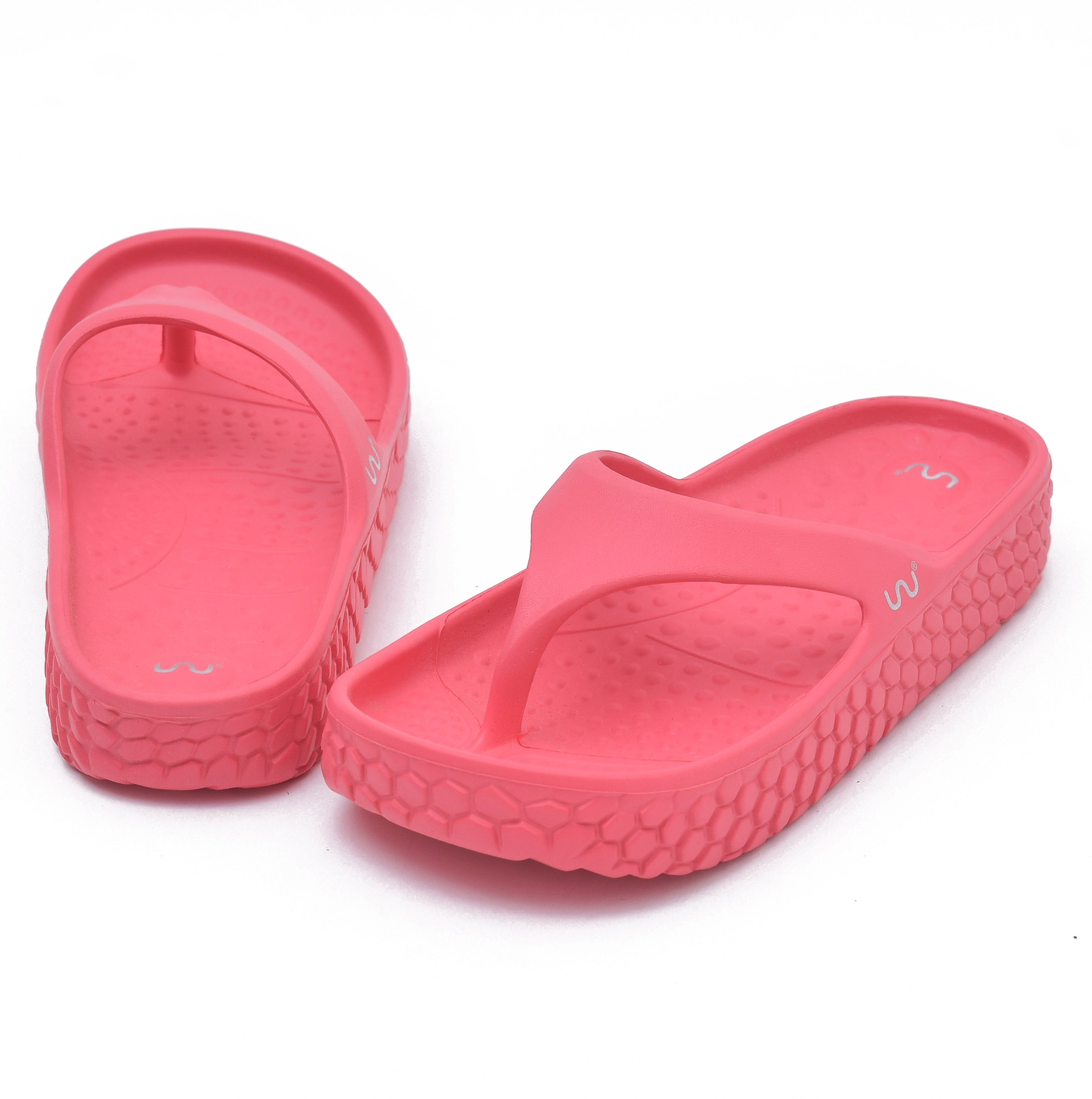 Doubleu Kyoto Women Light Weight Pink Highlight Slipper