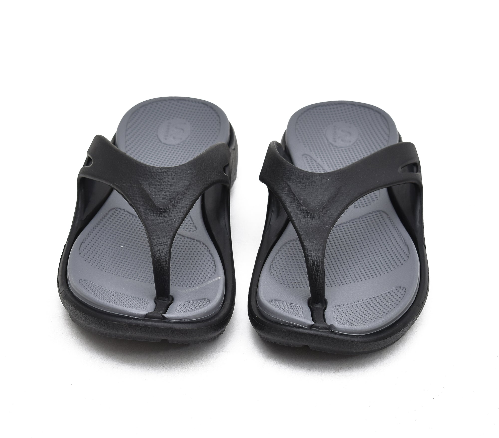 Doubleu Bermuda Men Comfortable Recovery Footwear Black Carbon