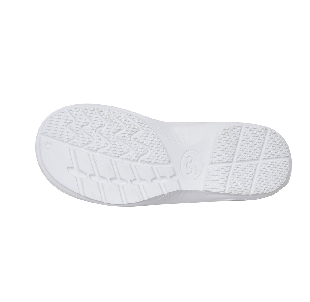 Doubleu Bermuda Men Comfortable Recovery Footwear White Blue