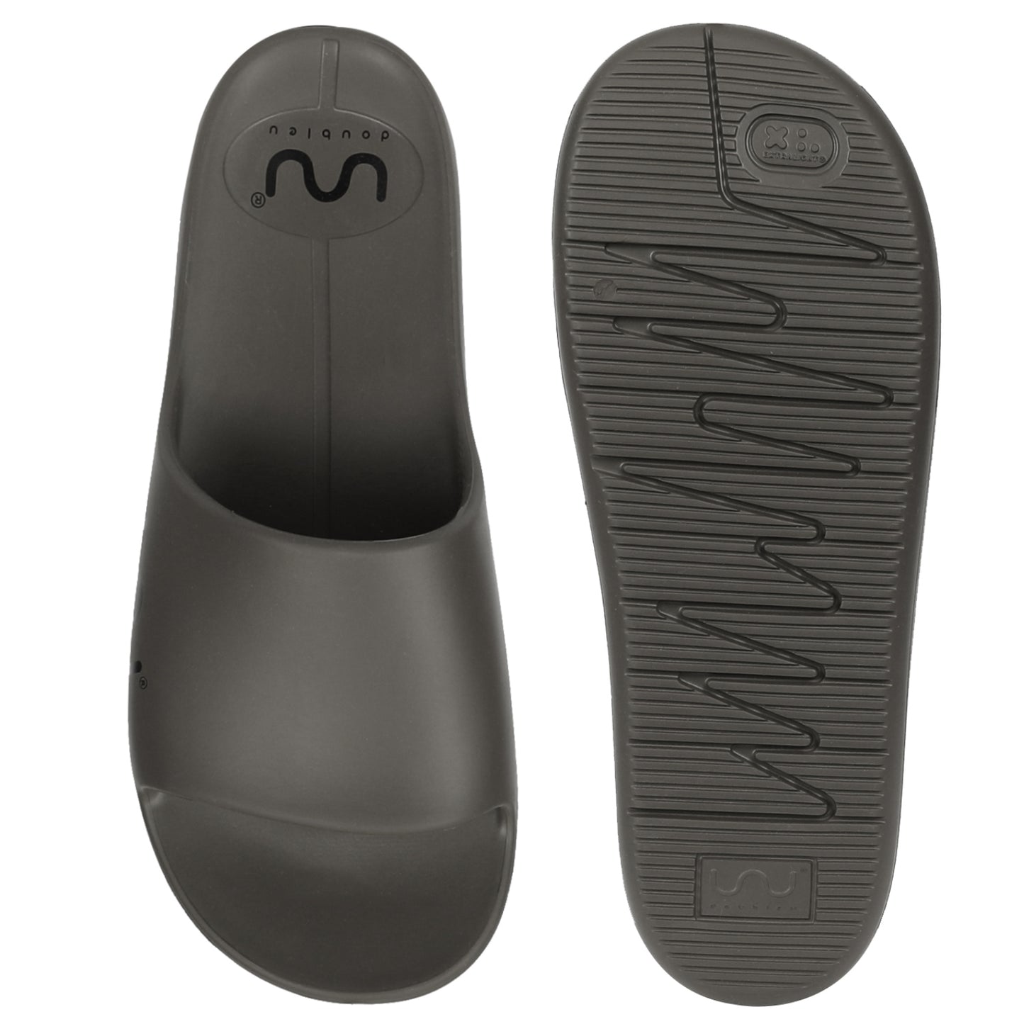 Doubleu Milano Men  Comfortable & Light Weight Piombo Slipper
