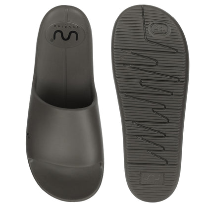 Doubleu Milano Men  Comfortable & Light Weight Piombo Slipper