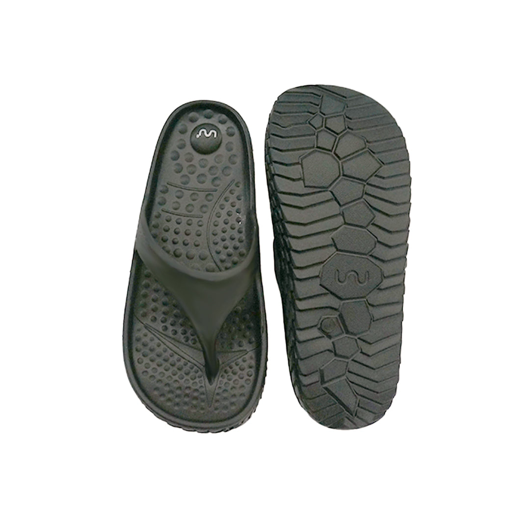 Doubleu Kyoto Women Comfortable & Light Weight  Black Slipper