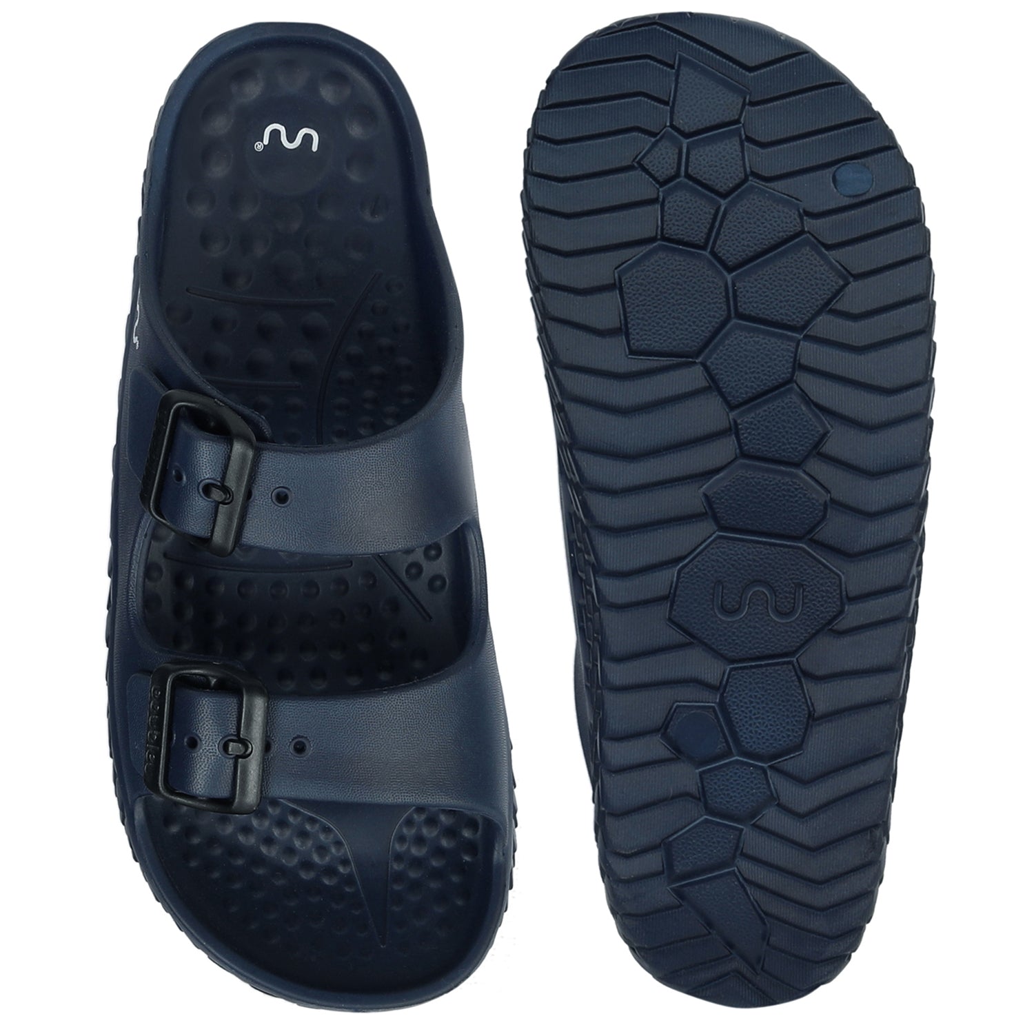 Doubleu Sakura Women Comfortable & Light Weight Slipper Navy-Blue