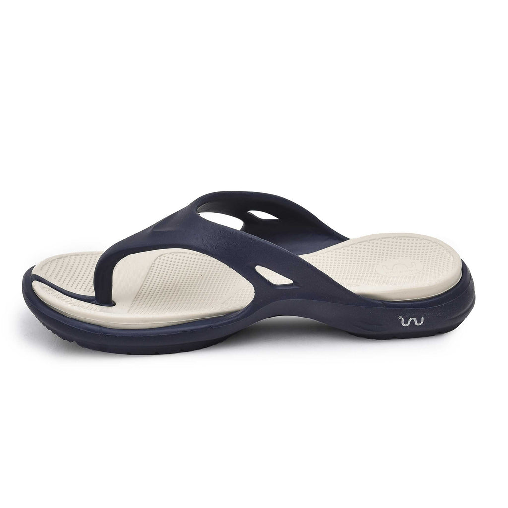 Doubleu Bermuda Men Comfortable Recovery Footwear Blue Bone