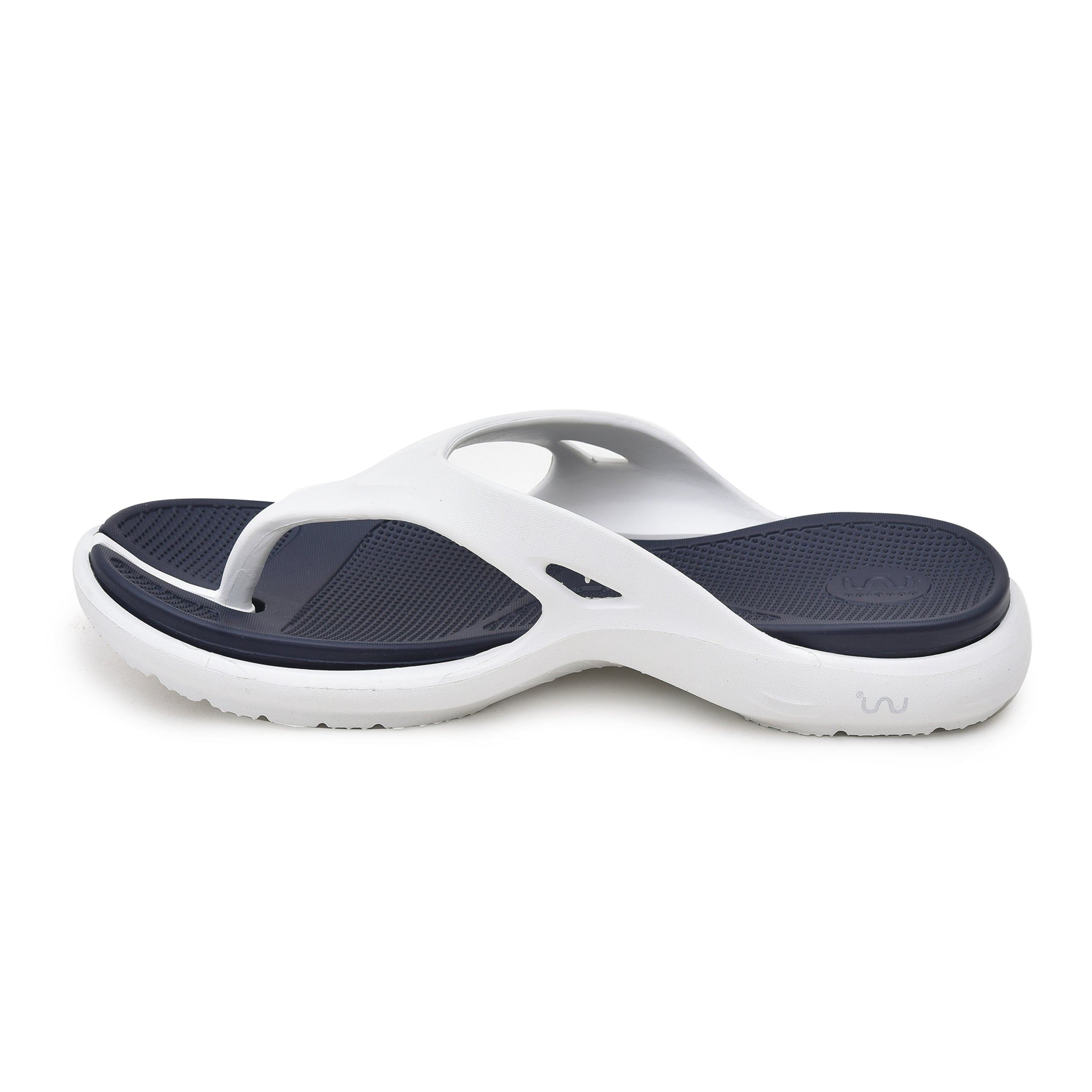 Doubleu Bermuda Men Comfortable Recovery Footwear White Blue