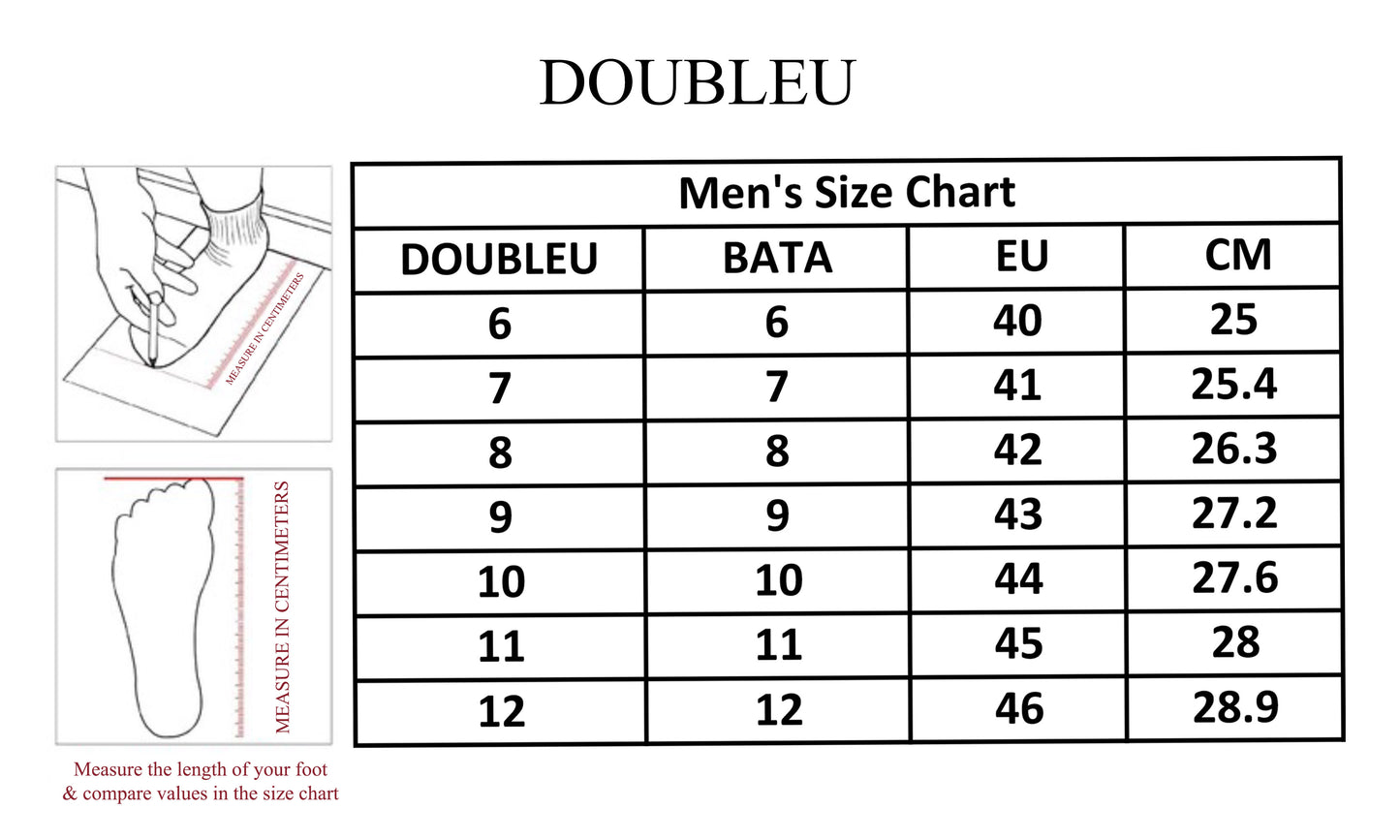 Doubleu V Shape Marble Men Soft Doctor Anti-Skid Slipper