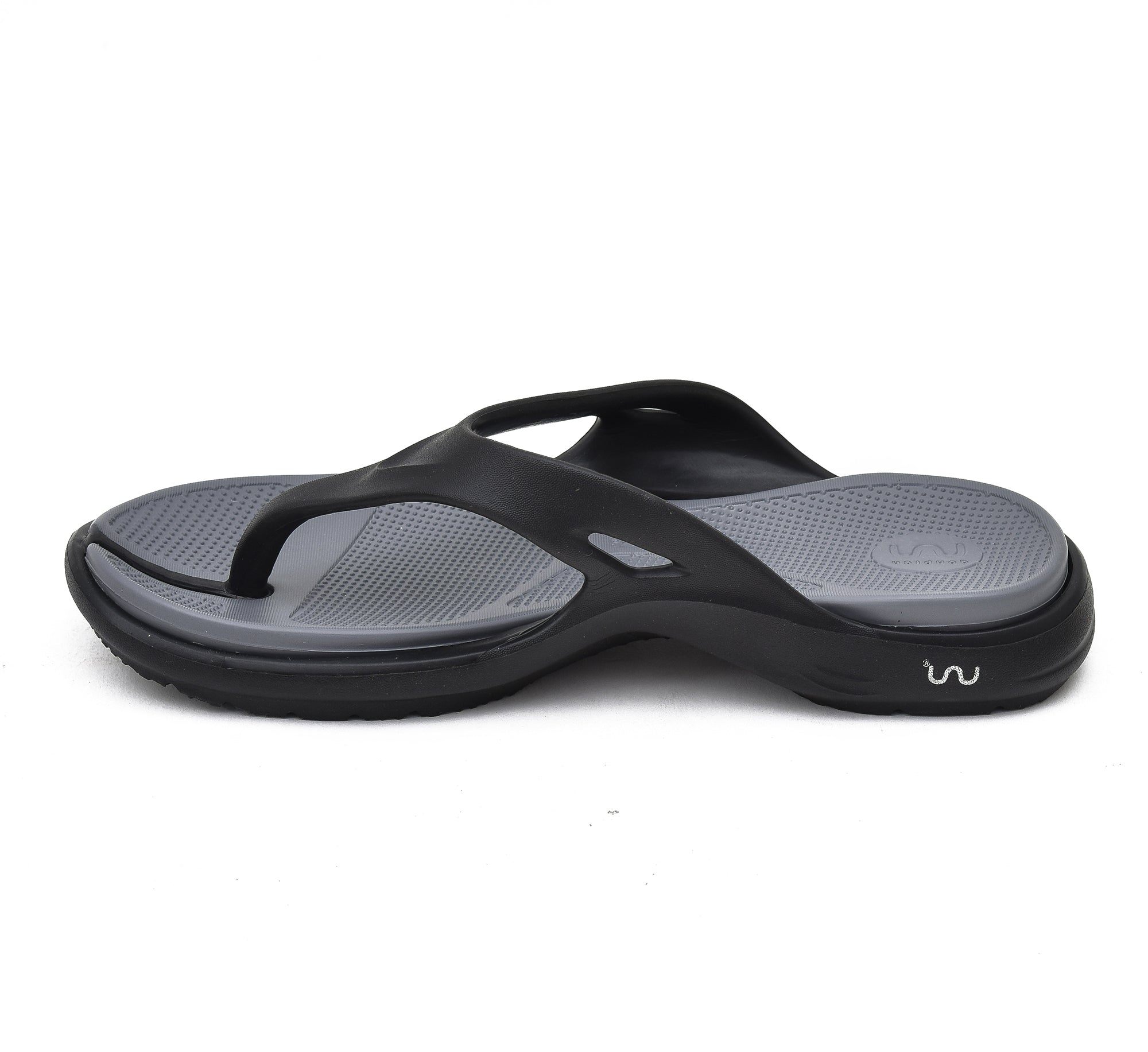 Doubleu Bermuda Men Comfortable Recovery Footwear Black Carbon