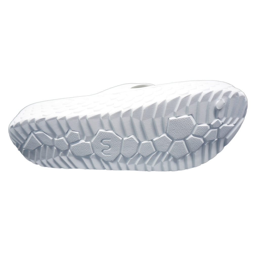 Doubleu Kyoto Women  Comfortable & Light Weight White Slipper