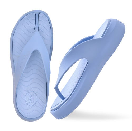 Doubleu Amalfi Women Recovery Footwear Azuro Metal