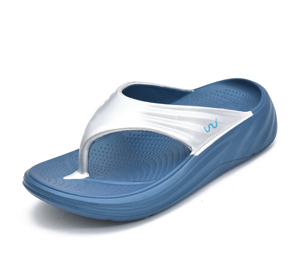 NOVA WOMEN V SHAPE METAL BLUE + SILVER