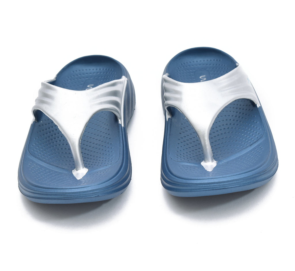 NOVA WOMEN V SHAPE METAL BLUE + SILVER