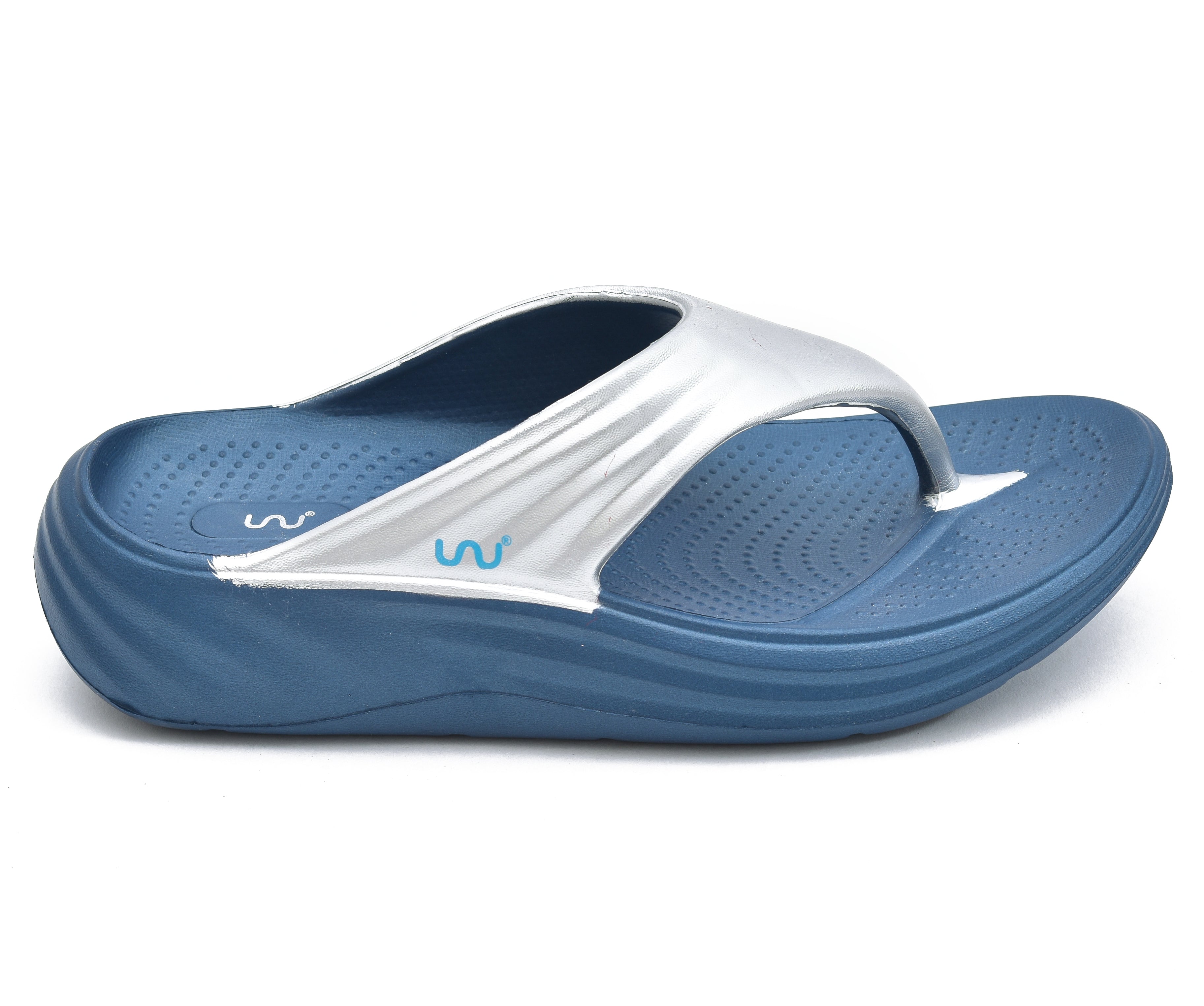 NOVA WOMEN V SHAPE METAL BLUE + SILVER