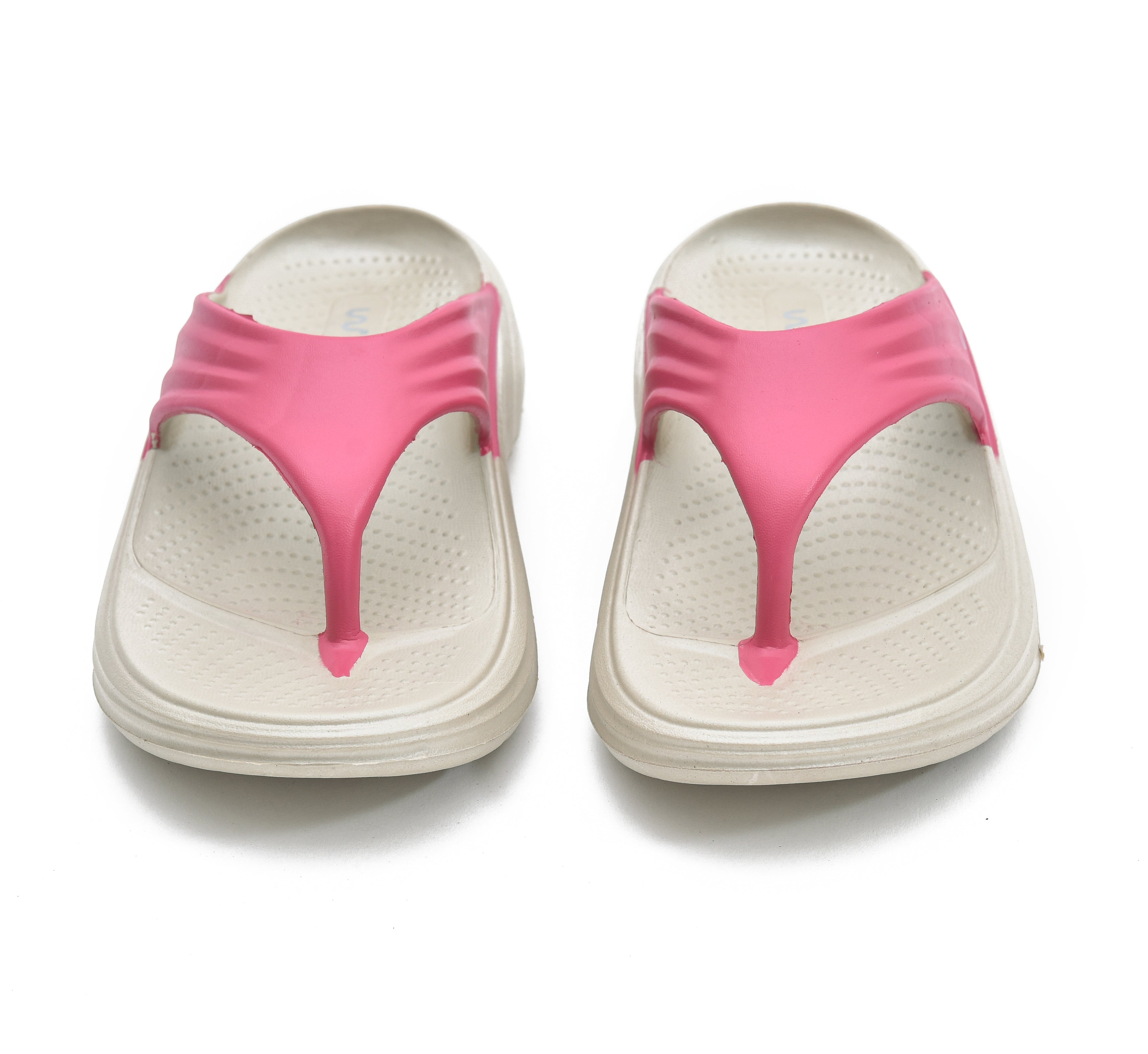 NOVA WOMEN PAINTED BEIGE + FUCHSIA