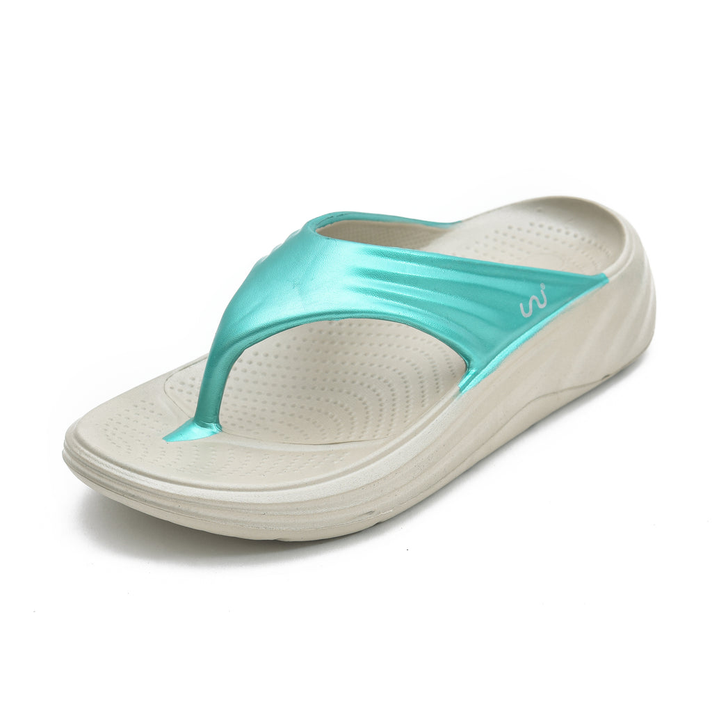 NOVA WOMEN PAINTED BEIGE + TEAL