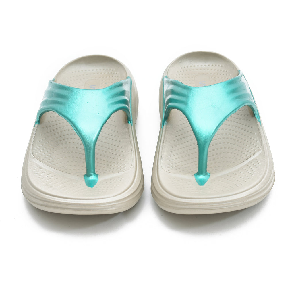 NOVA WOMEN PAINTED BEIGE + TEAL
