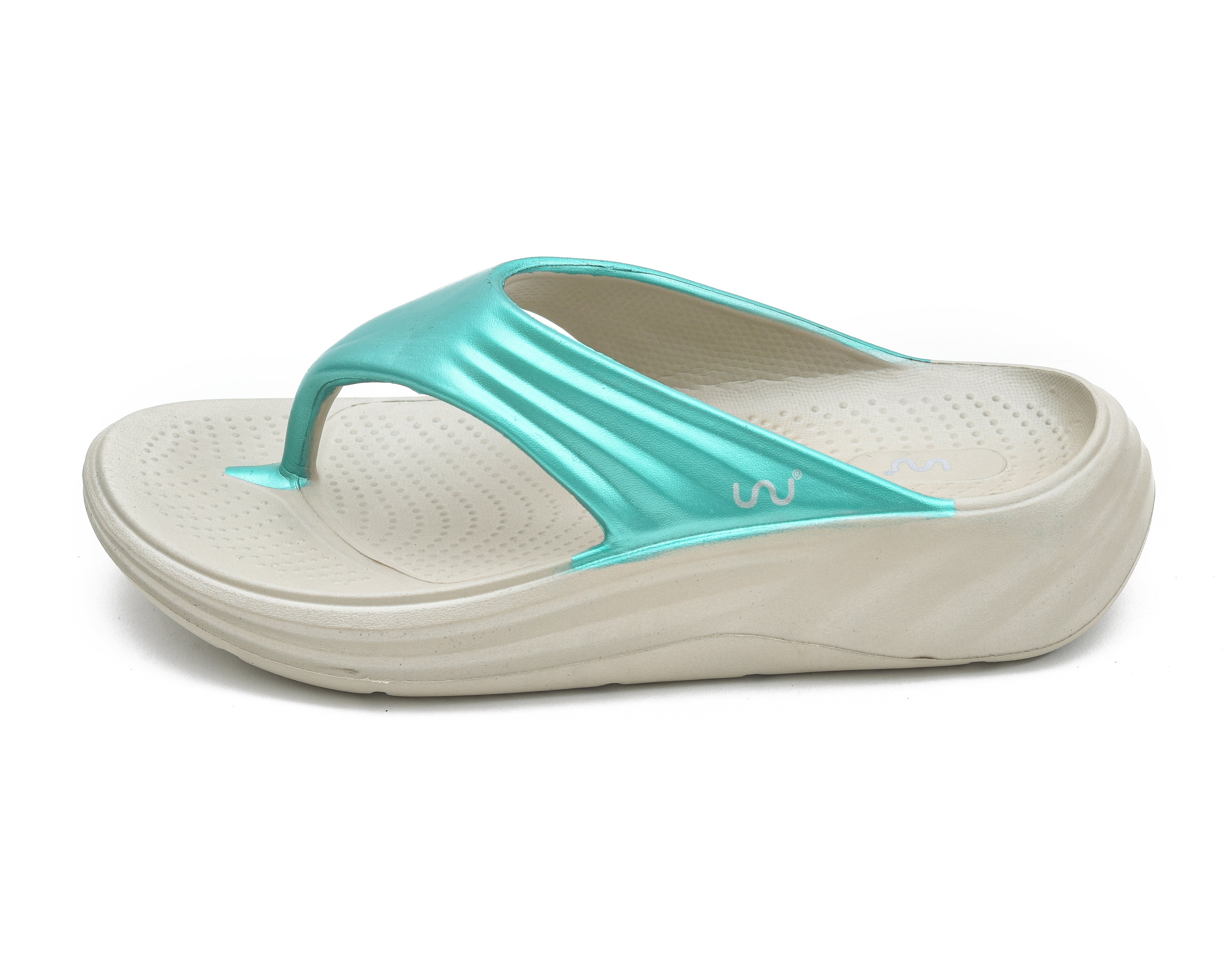 NOVA WOMEN PAINTED BEIGE + TEAL