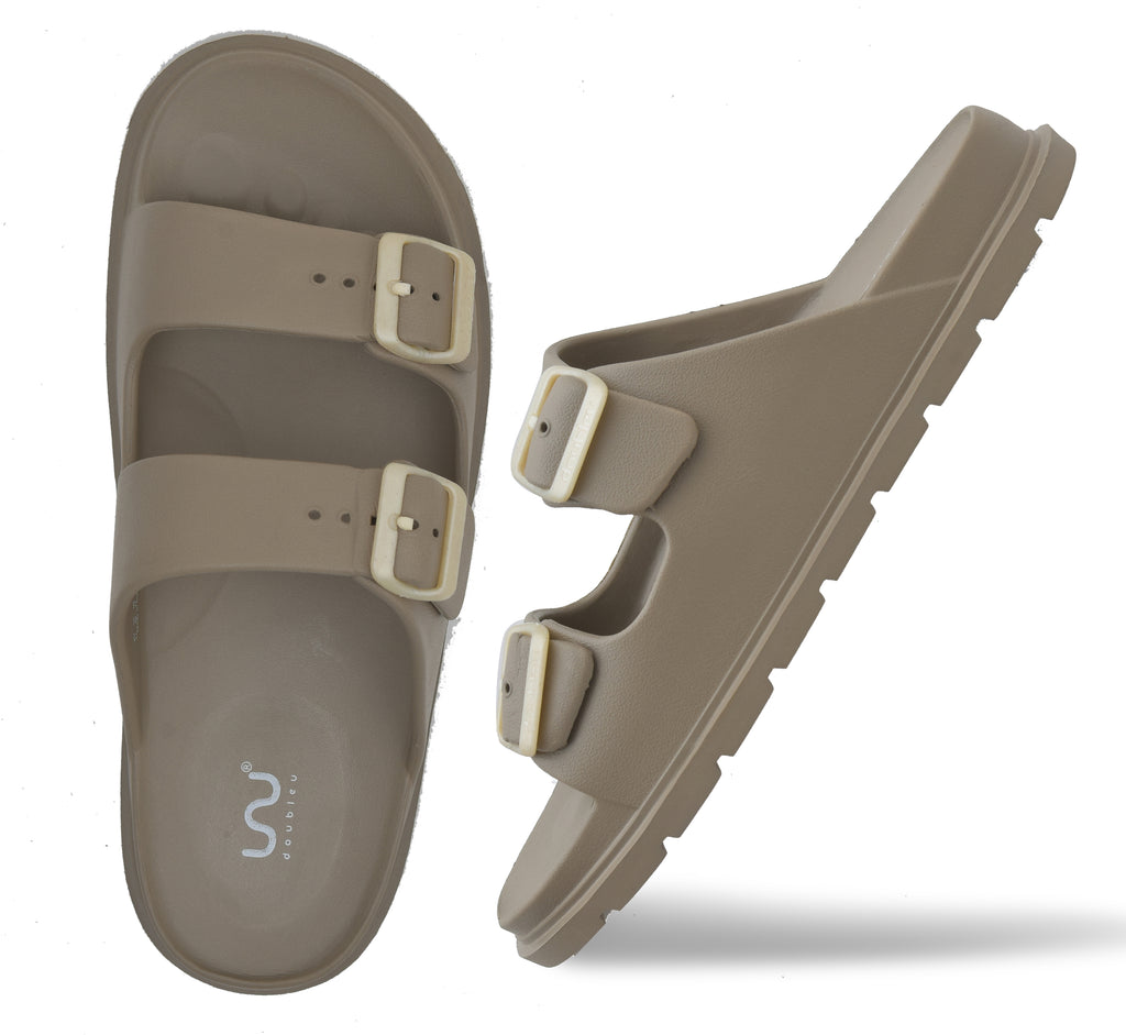 Doubleu Soft Doctor Anti-Skid Slipper Sakura Men Khaki