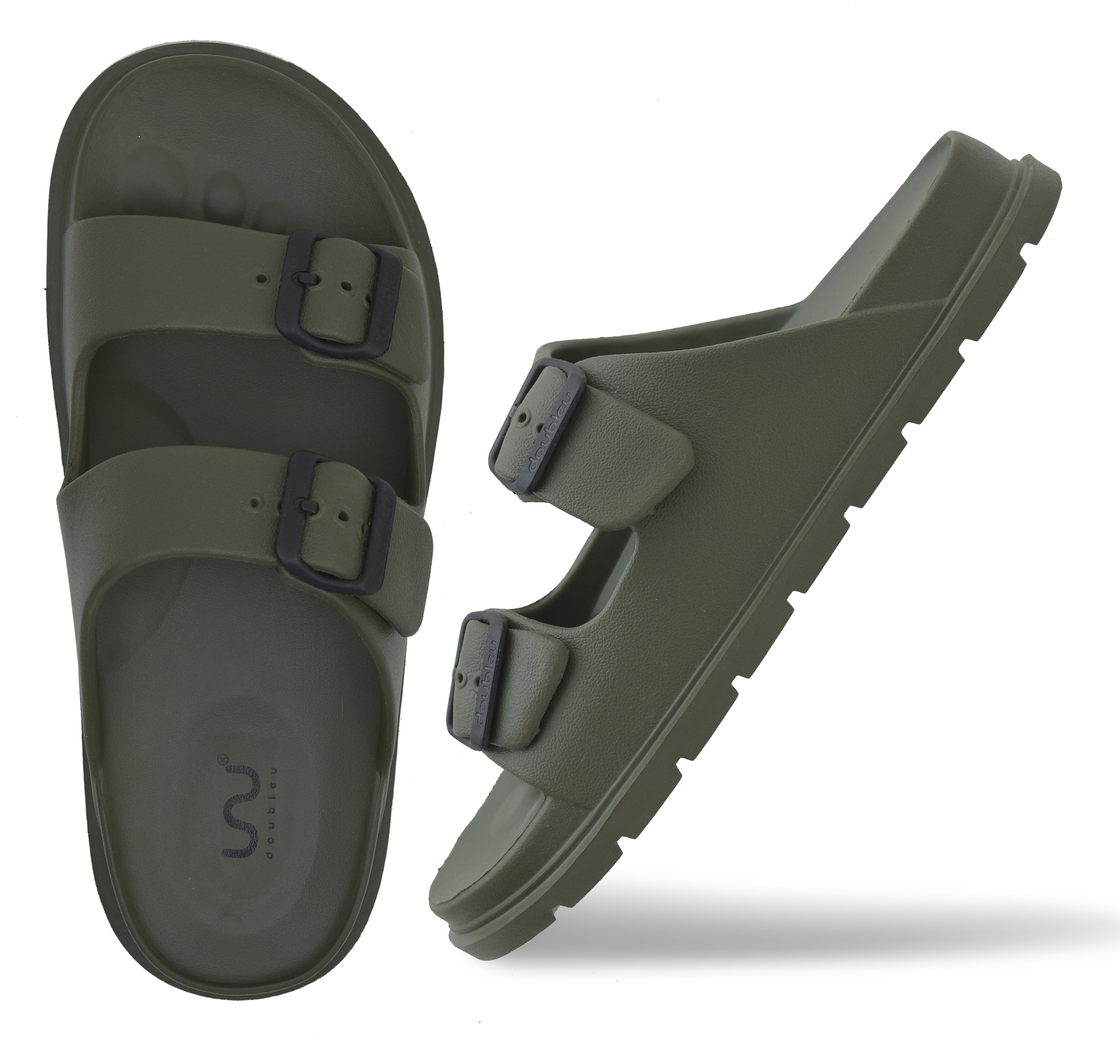 Doubleu Soft Doctor Anti-Skid Slipper Sakura Men Olive Tone