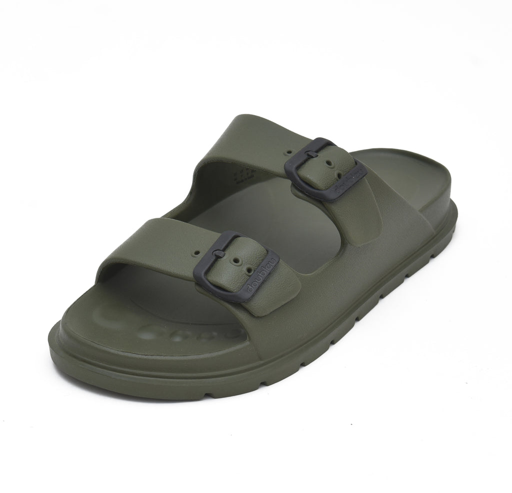 Doubleu Soft Doctor Anti-Skid Slipper Sakura Men Olive Tone