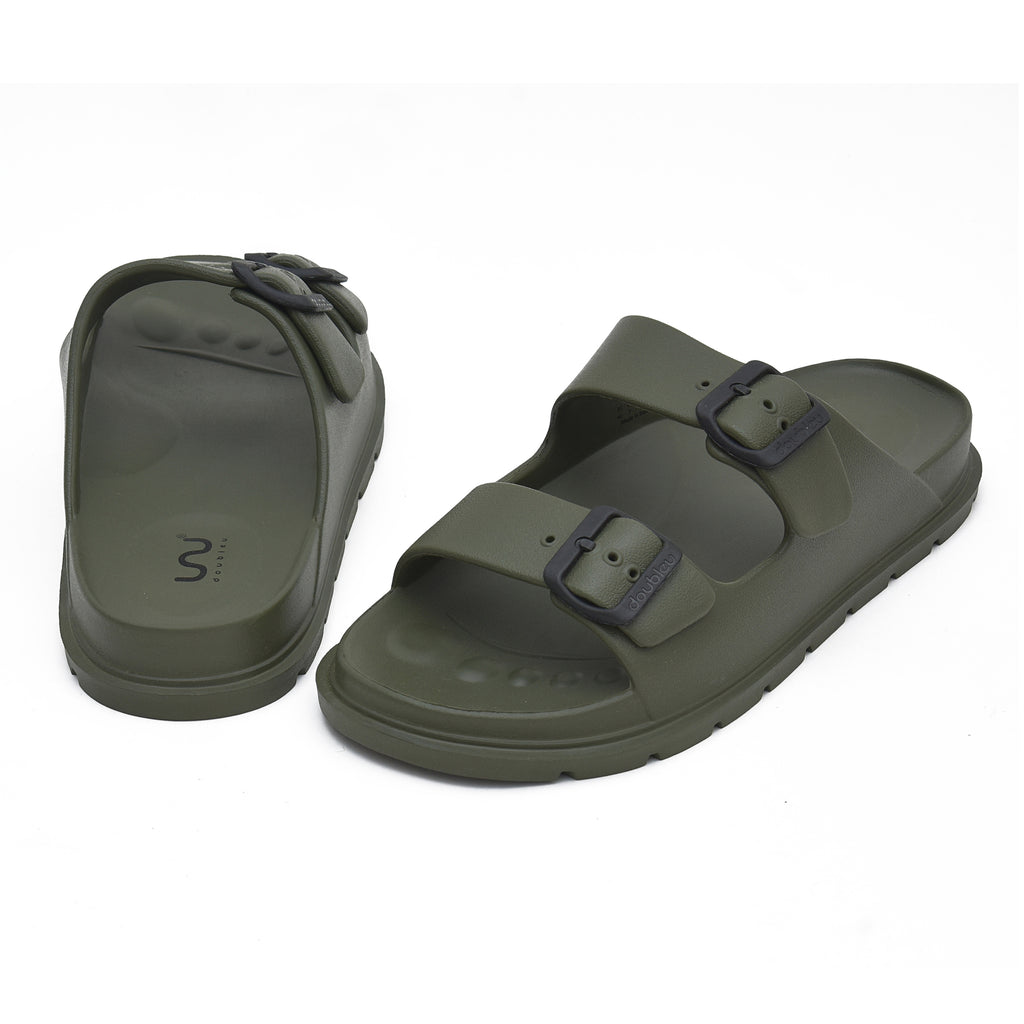 Doubleu Soft Doctor Anti-Skid Slipper Sakura Men Olive Tone