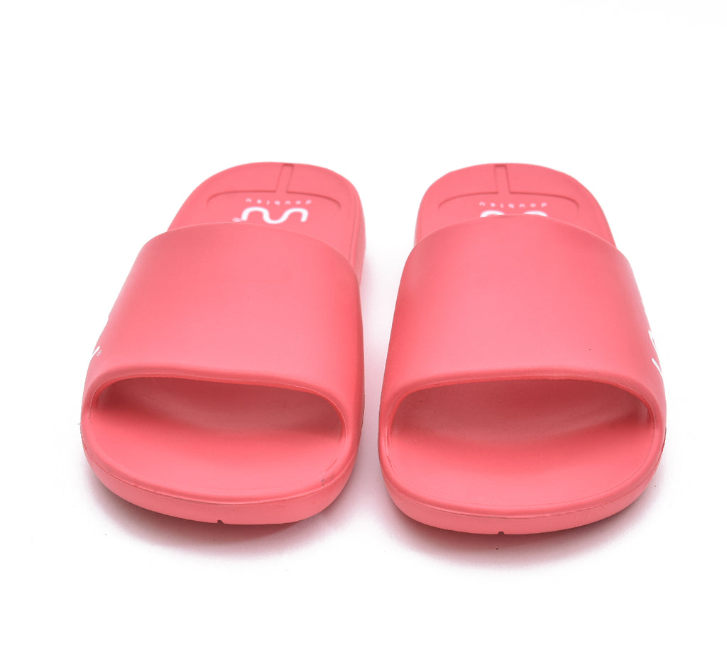 Doubleu Milano Women Comfortable & Light Weight Pink Slipper