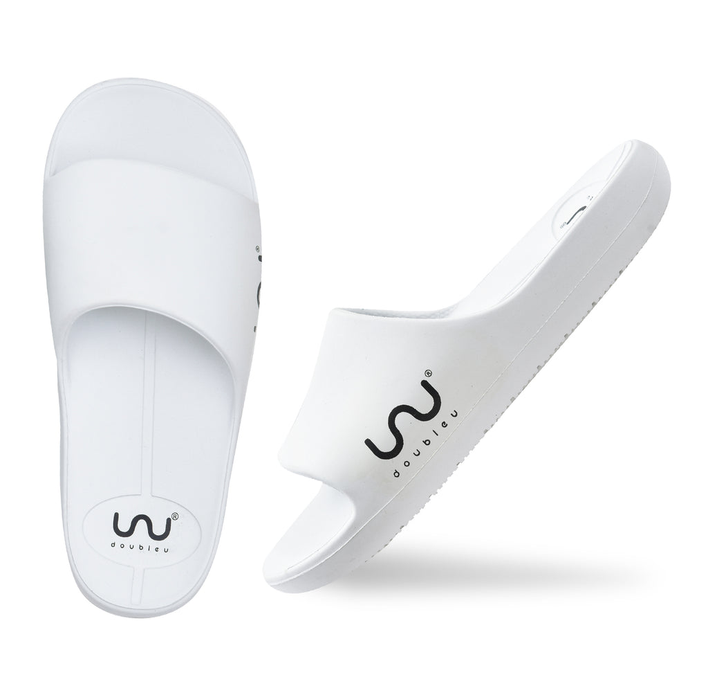 Milano Women Comfortable & Light Weight Slipper White