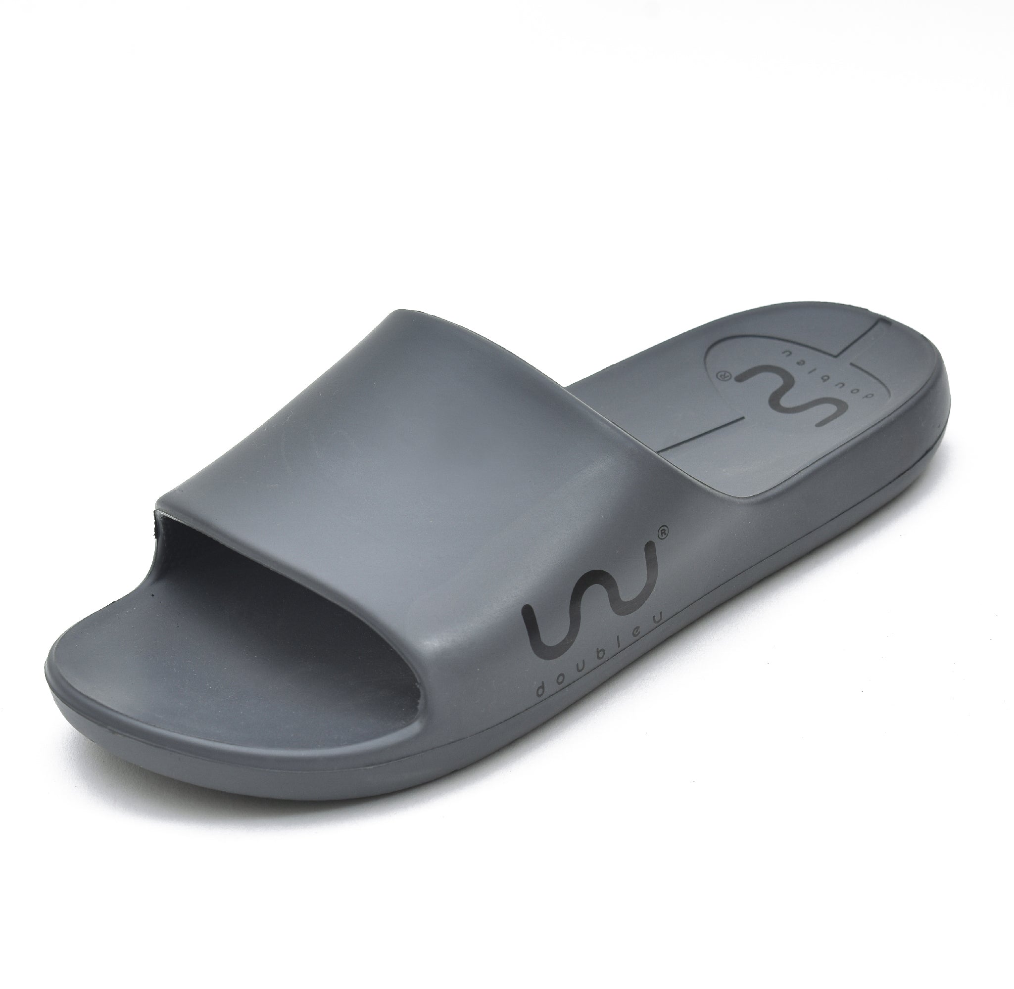 Doubleu Milano Men Comfortable & Light Weight Piombo Slipper