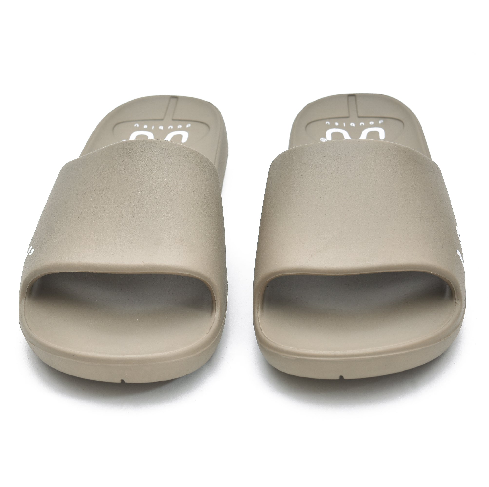Doubleu Milano Men Comfortable & Light Weight Khakhi Slipper