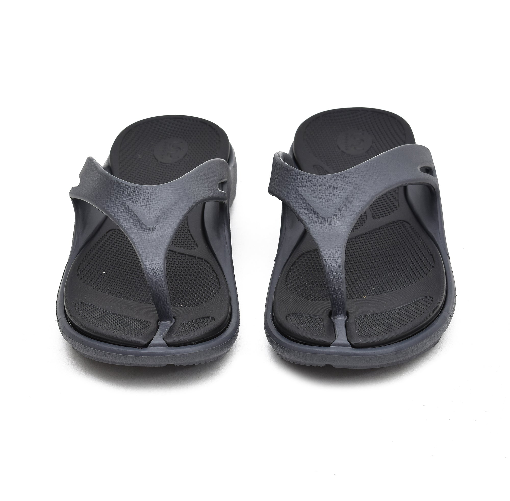 Doubleu Bermuda Men Comfortable Recovery Footwear Grey Black