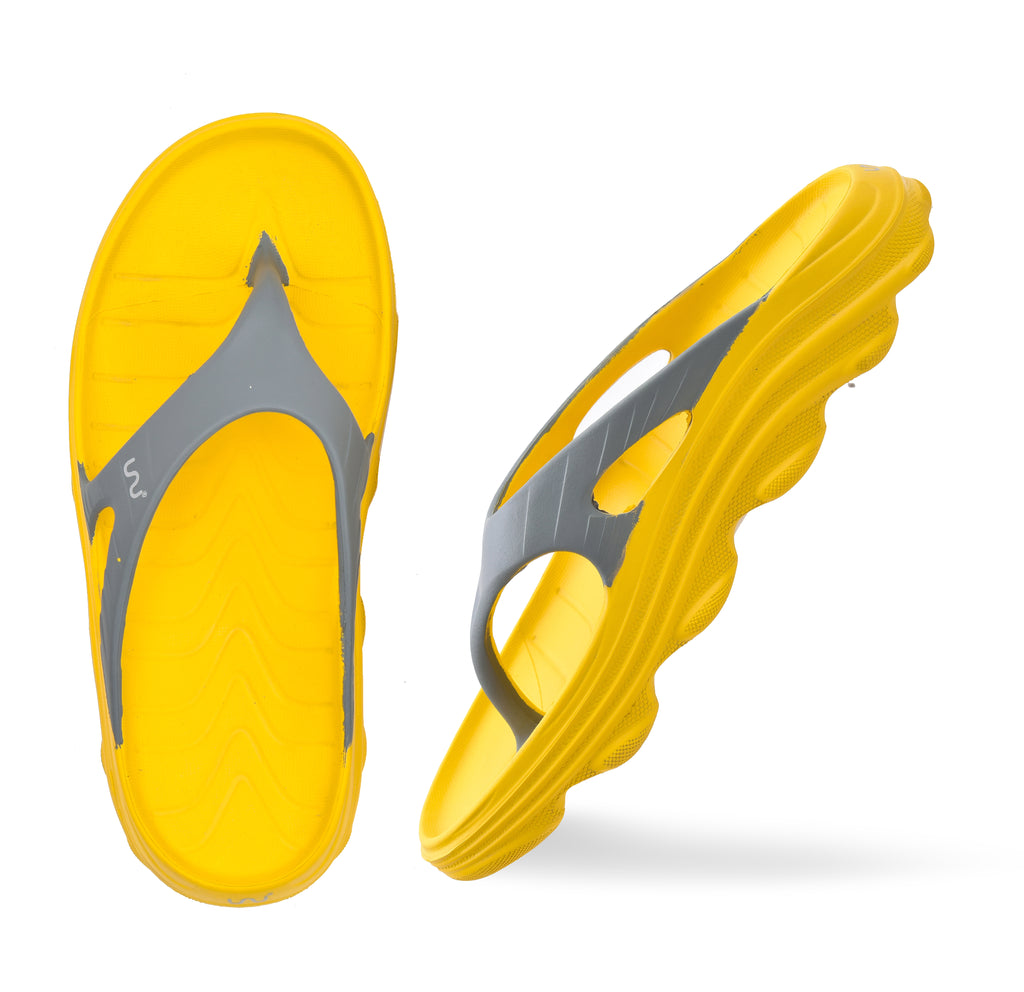 Doubleu Riva Men Marble Comfortable Recovery Footwear