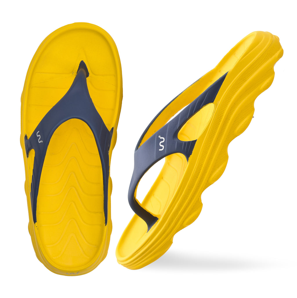 Doubleu Riva Men Marble Comfortable Recovery Footwear