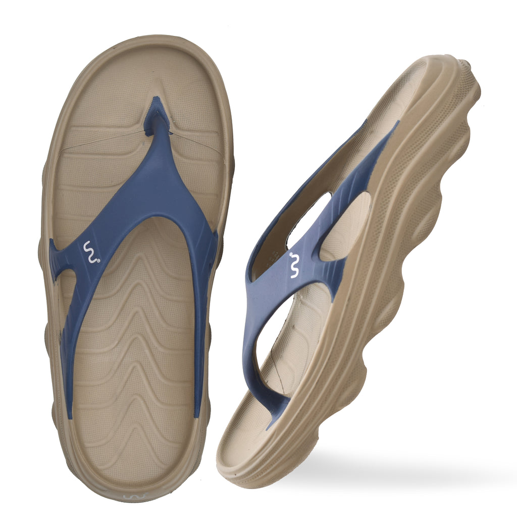 Doubleu Riva Men Marble Comfortable Recovery Footwear