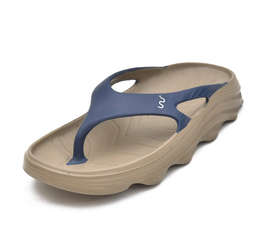 Doubleu Riva Men Marble Comfortable Recovery Footwear