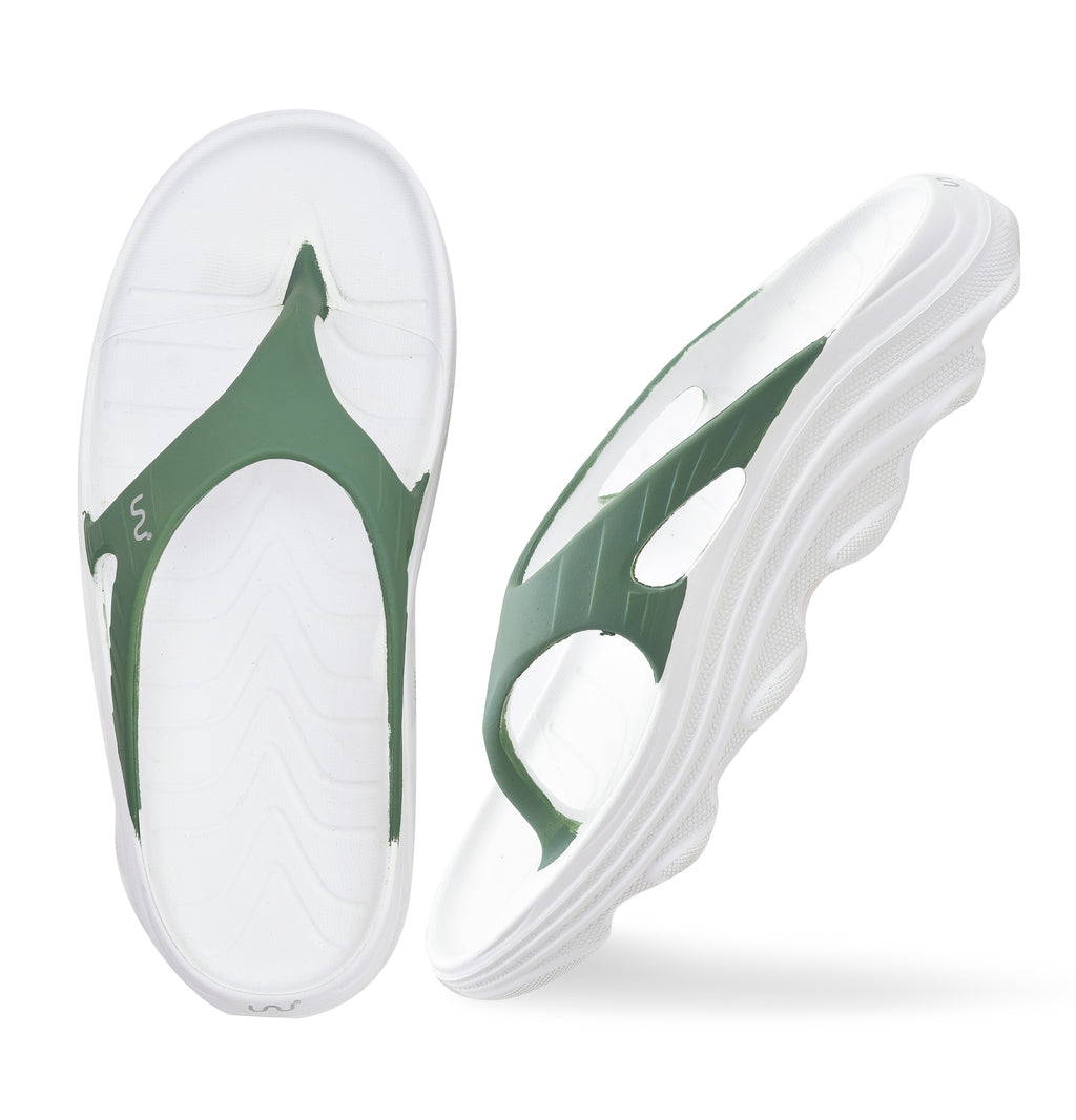 Doubleu Riva Men Marble Comfortable Recovery Footwear