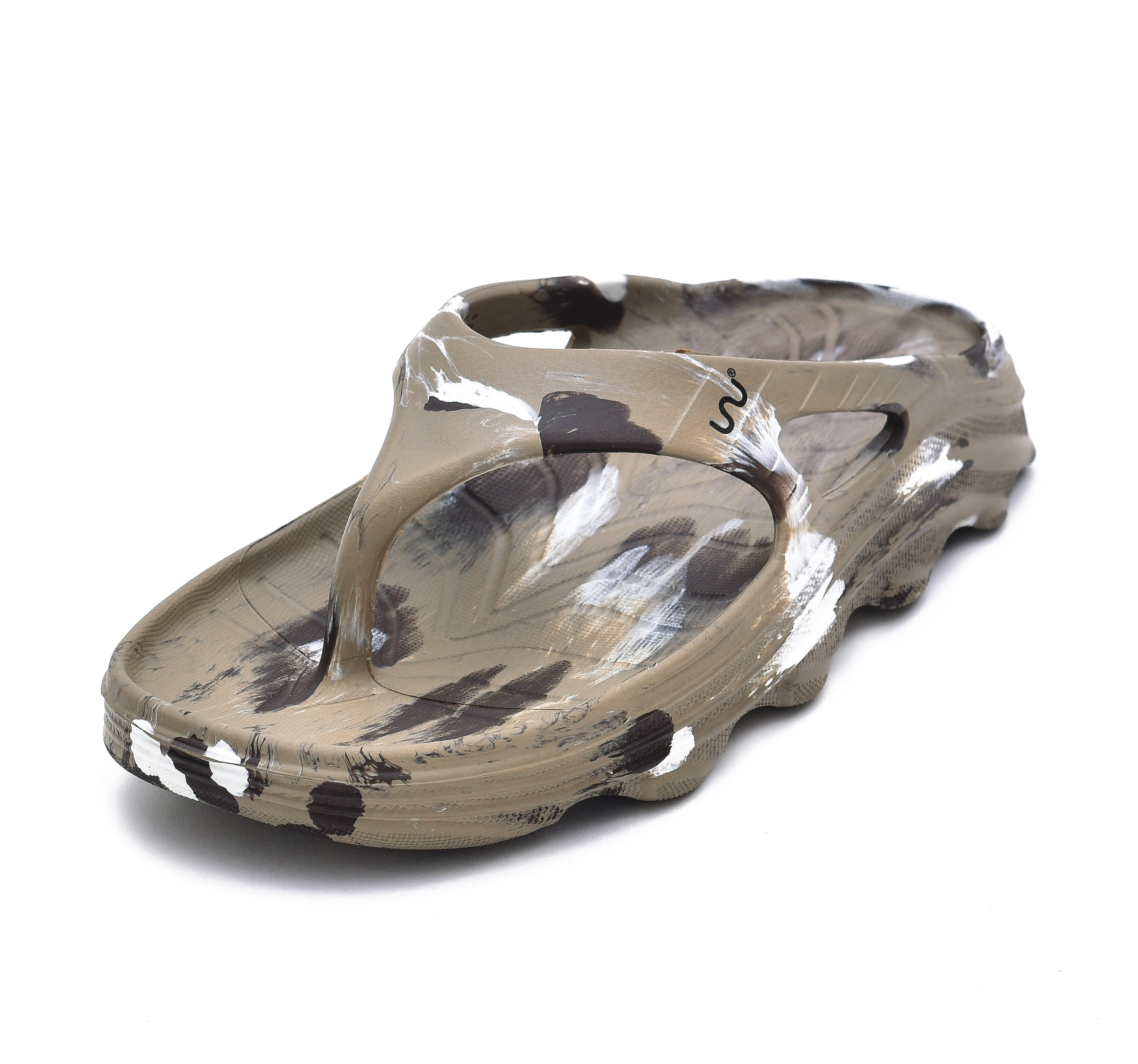 Doubleu Riva Men Marble Comfortable Recovery Footwear