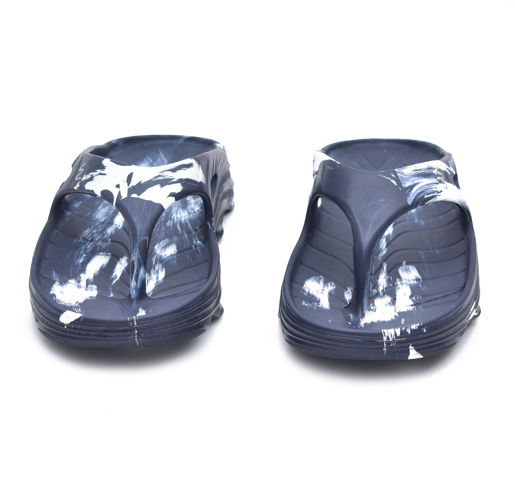 Doubleu Riva Men Marble Comfortable Recovery Footwear