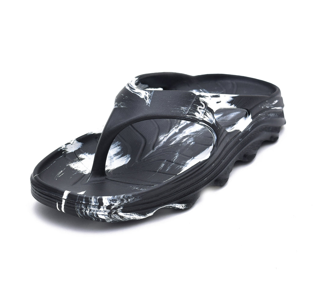 Doubleu Riva Men Marble Comfortable Recovery Footwear